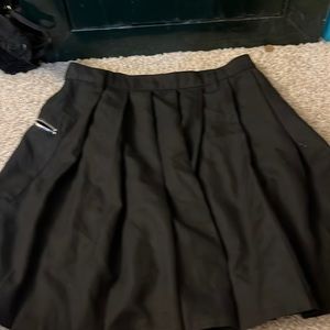 Peated skirt with pocket